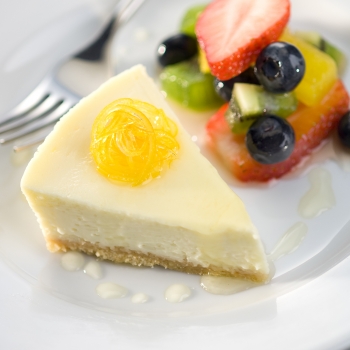 Lemon cheesecake image