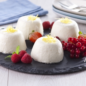 Lemon panna cotta